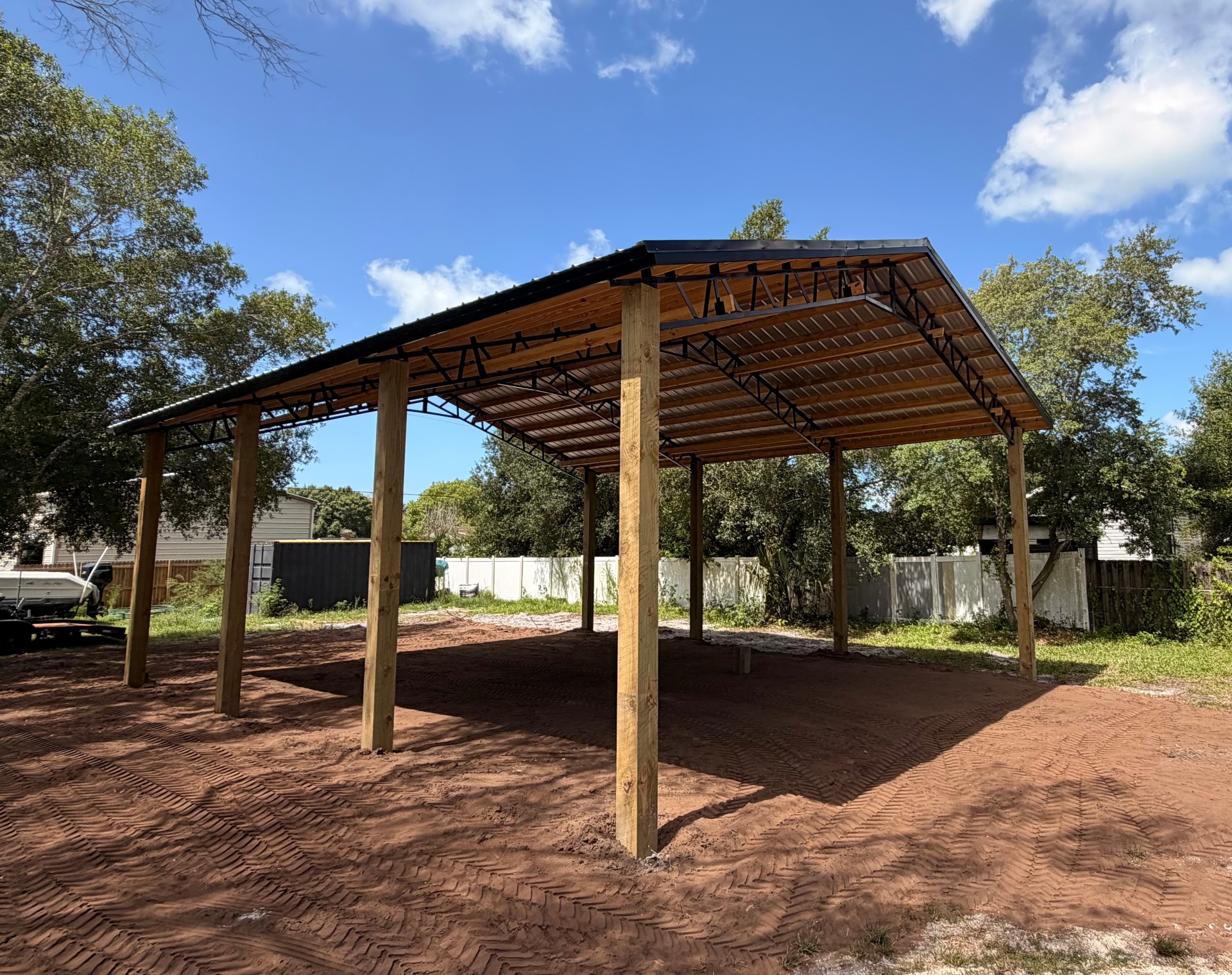Backyard Pole Barn — Pole Barns